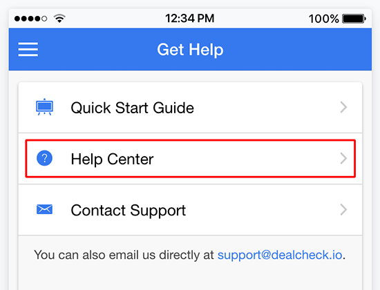 View our new help center on your phone or tablet