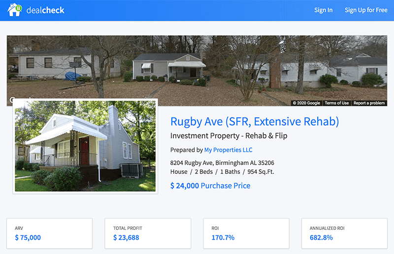 Quickly share interactive property reports anyone can view online