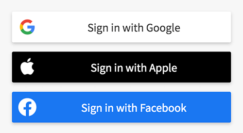 New Apple Sign In Option